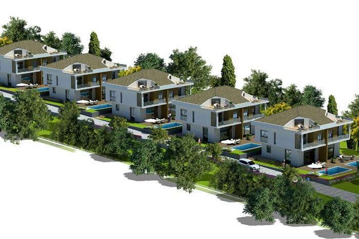 مجمع فلل سيمتاش كافاكلي فيلات اسطنبول أوروبا بيليك دوزو