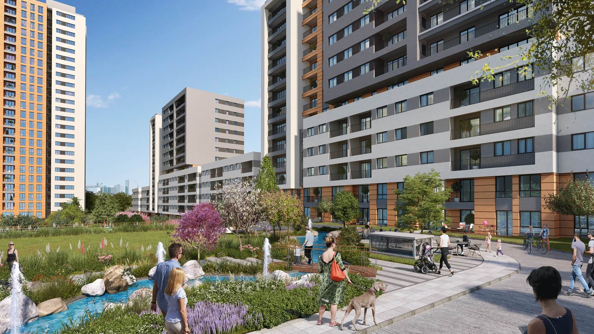 مشروع عقاري حديث سمت باهشة كينت اسطنبول أوروبا إسنيورت