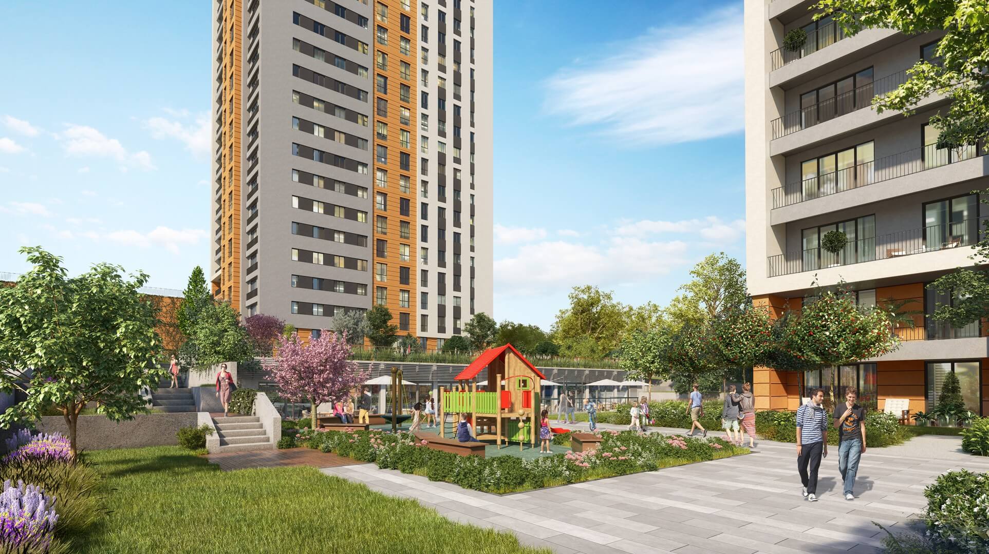 مشروع عقاري حديث سمت باهشة كينت اسطنبول أوروبا إسنيورت