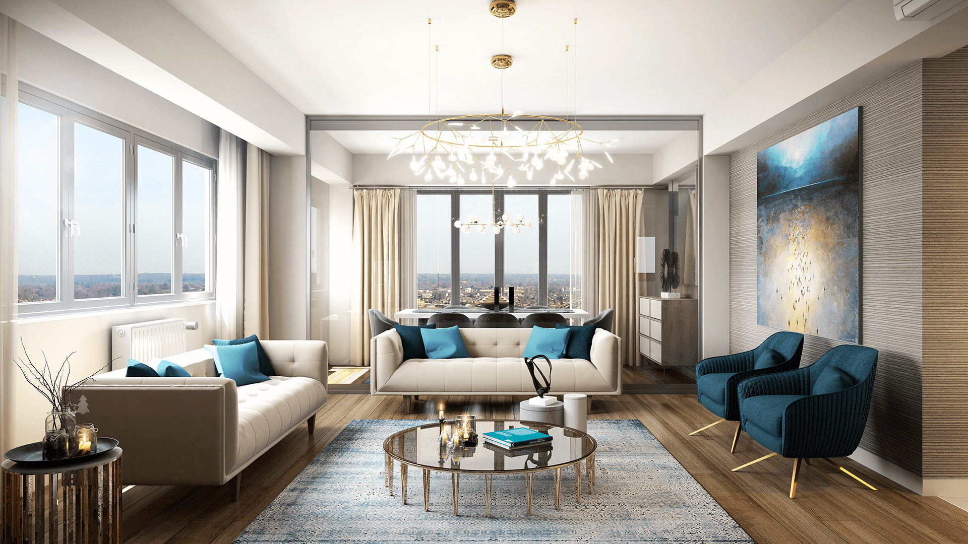 مشروع عقاري حديث سمت باهشة كينت اسطنبول أوروبا إسنيورت