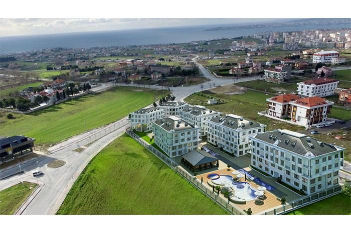 مشروع عقاري حديث منازل صن بارك اسطنبول أوروبا بيليك دوزو