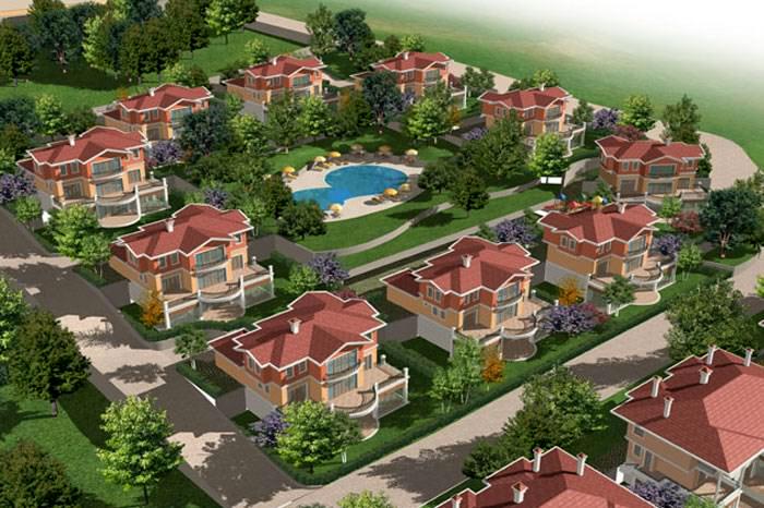 مجمع فلل كيليا شيلة كوناكلاري اسطنبول الأناضول شيلة