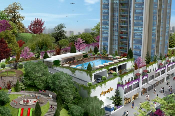 مشروع عقاري أغاأوغلو مي هومة كوتشوك مسلك اسطنبول أوروبا شيشلي