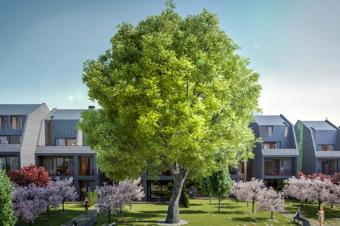 مشروع عقاري حديث تبة أورا اسطنبول الأناضول  تشيكمة كوي