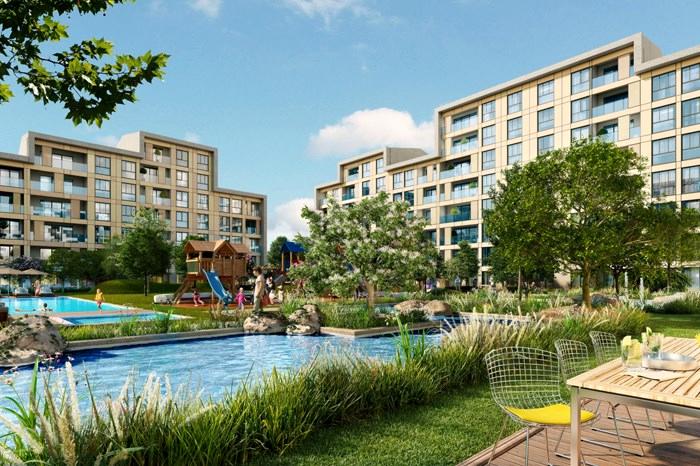 مشروع عقاري حديث سور يابي موهيت صان جاك تبة اسطنبول الأناضول  صان جاك تبة