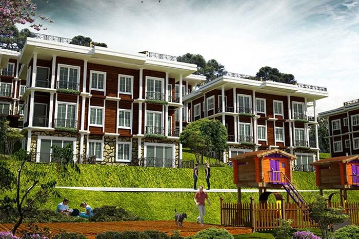 مشروع عقاري شيله غرين فيلاجة اسطنبول الأناضول شيله