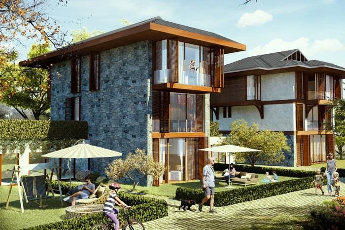 مشروع عقاري منازل تشينجيل كوي بارك اسطنبول الأناضول تشينجيل كوي