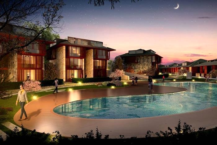 مشروع عقاري منازل تشينجيل كوي بارك اسطنبول الأناضول تشينجيل كوي