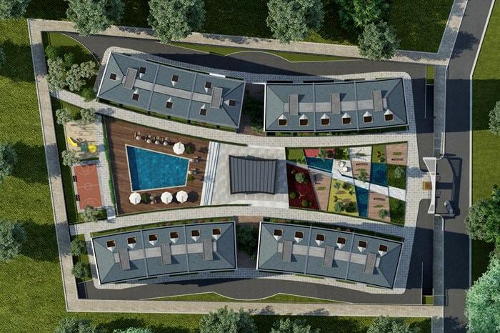 مشروع عقاري نيو نيشان تبة تشيكمة كوي اسطنبول الأناضول تشيكمة كوي