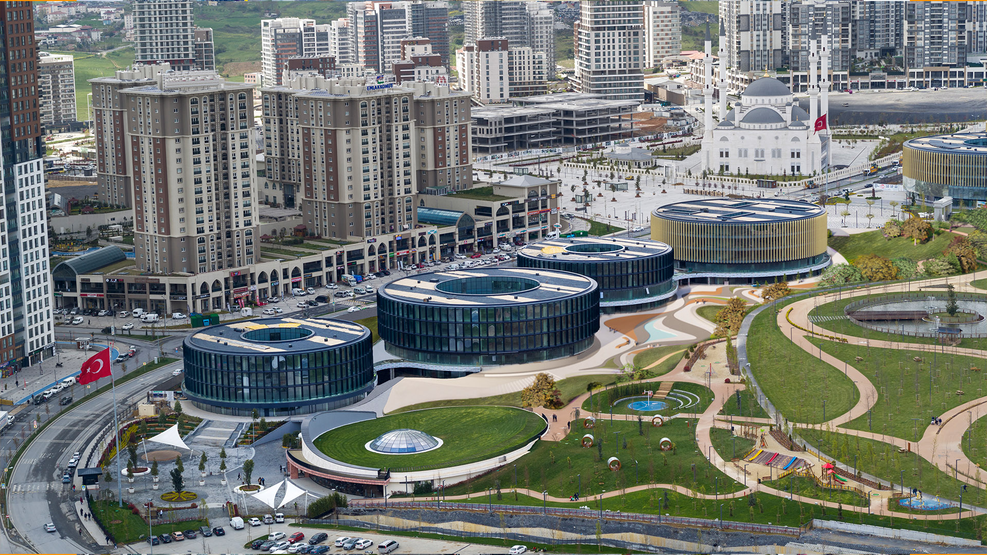 kuzey yakasi Cadde Dukkanlari Istanbul Europe / Bashakshehir