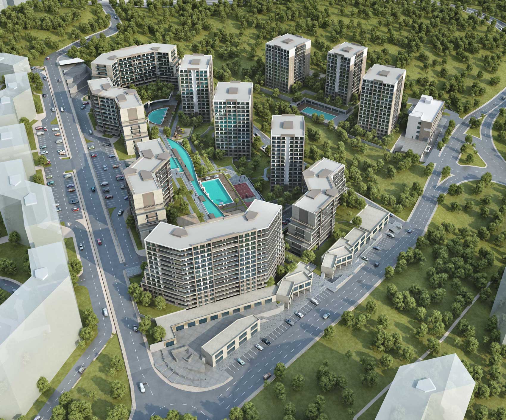 مشروع عقاري إيفورا اسطنبول الأناضول توزلا