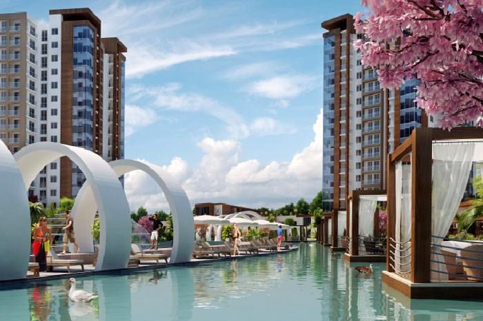 مشروع عقاري ديمير رومانس اسطنبول أوروبا بيليك دوزو