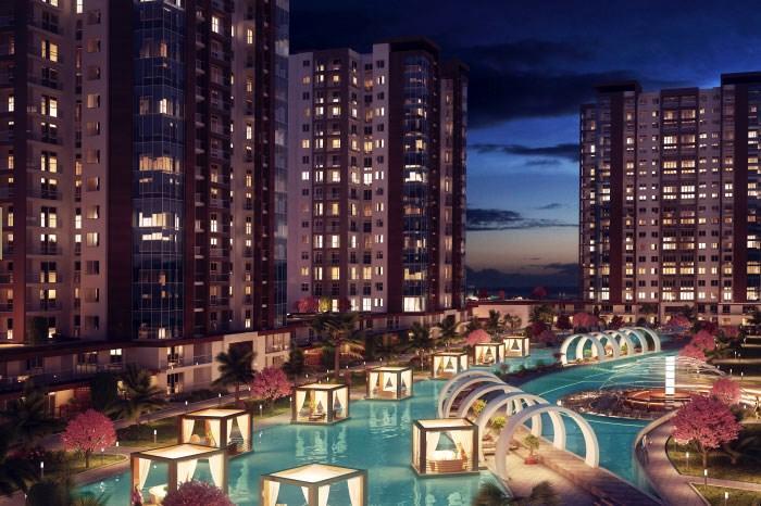 مشروع عقاري ديمير رومانس اسطنبول أوروبا بيليك دوزو