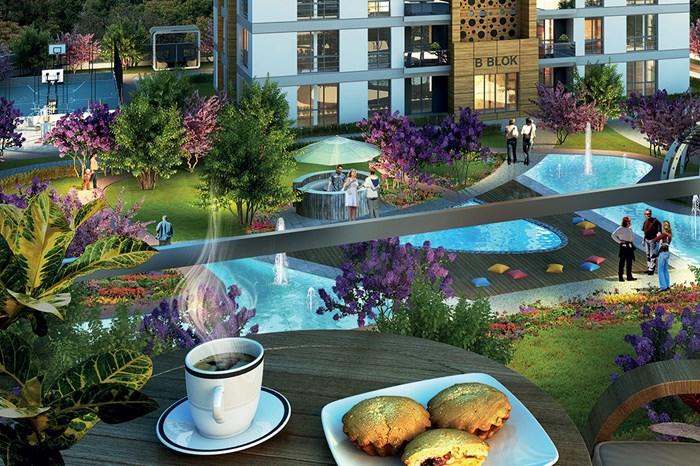 مشروع عقاري تيم إيكسبريس ريسيدينس 116 اسطنبول أوروبا هالكالي