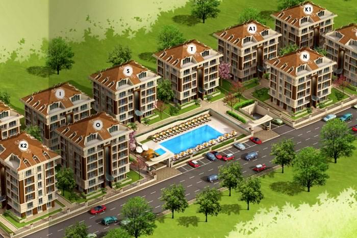 مشروع عقاري فيستا كوناكلاري اسطنبول أوروبا  بي كينت