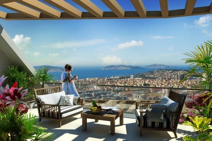 مشروع عقاري جوكوروفا بالكون اسطنبول الأناضول كارتال