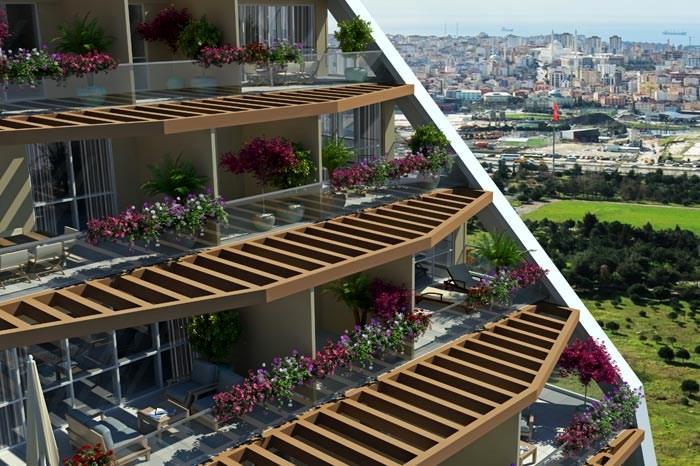مشروع عقاري جوكوروفا بالكون اسطنبول الأناضول كارتال