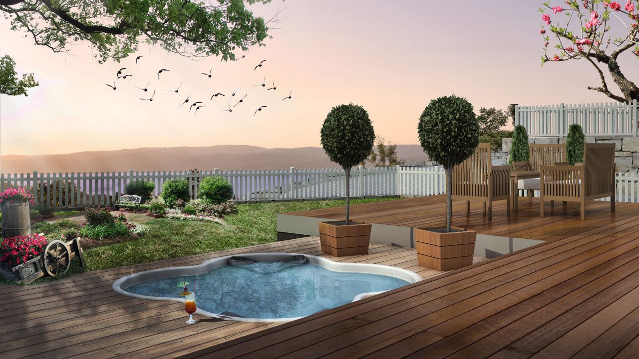 فلل فندقة للبيع في صبنجة مع اطلالة رائعة على البحيرة