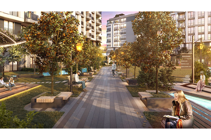 عقاري سينباس بوليفارد سيفاكوي اسطنبول أوروبا كوتشوك شكمجة