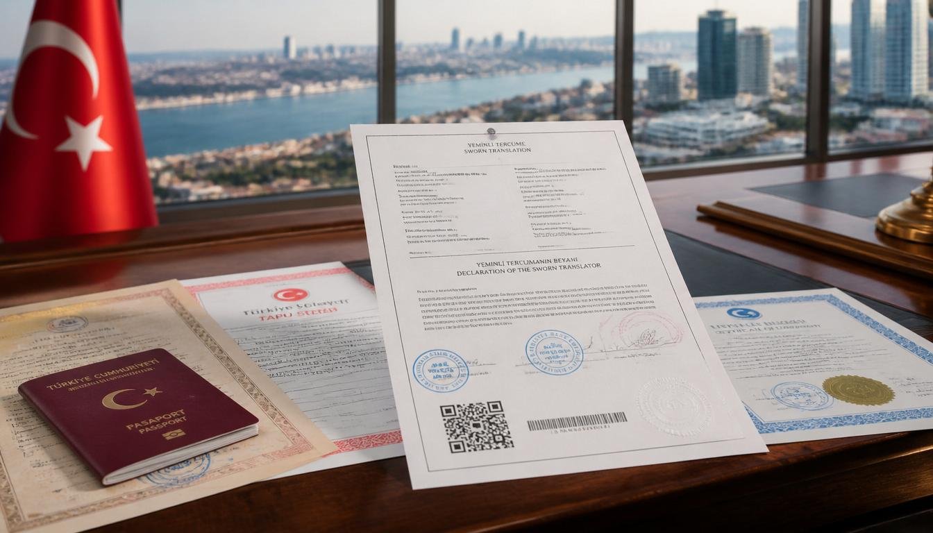 Certified Translation Sworn Translation document in Turkiye as the 0