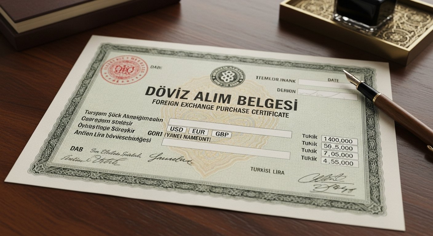 Doviz Alim Belgesi DAB